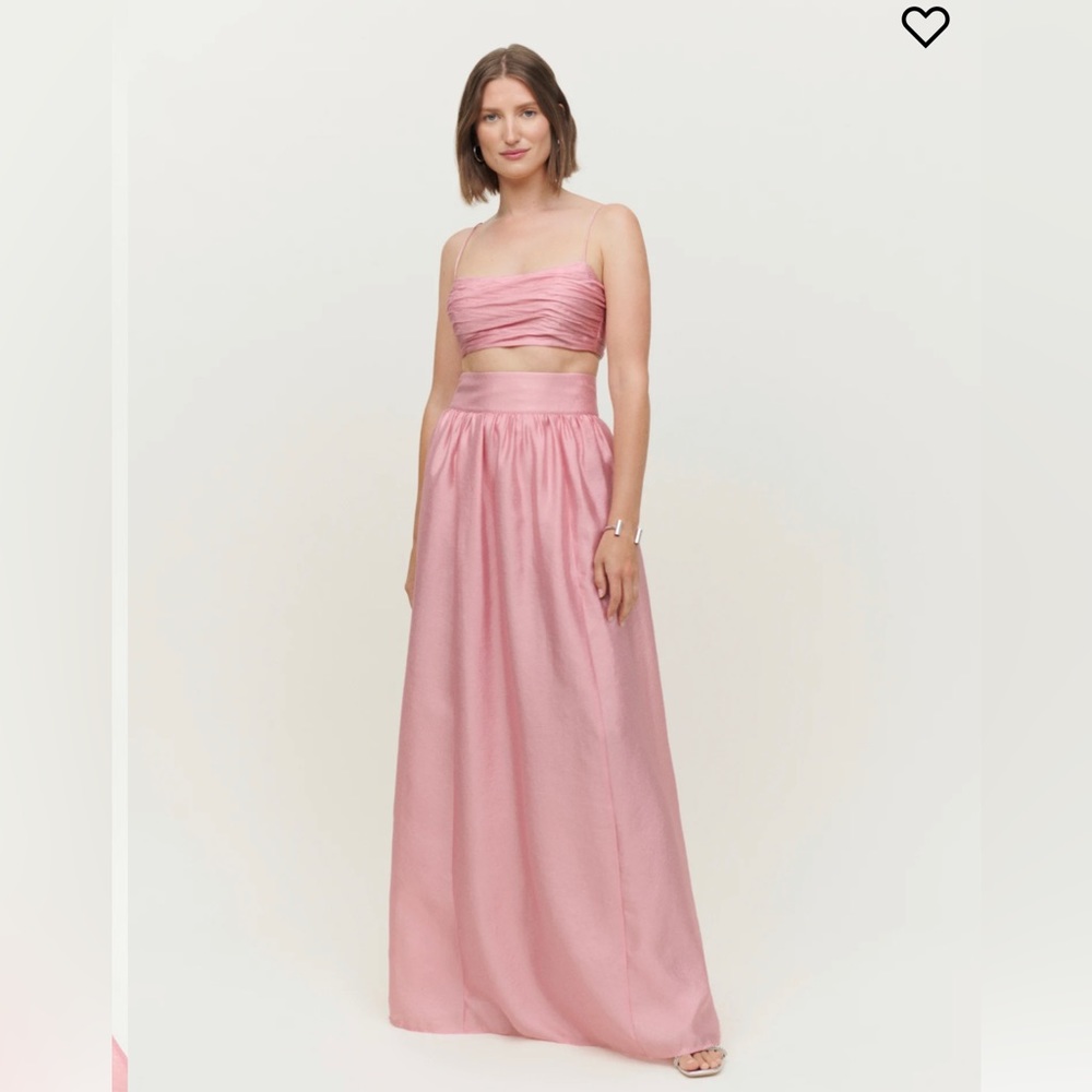 NWT Reformation Carlow Two Piece Pink Size 4
